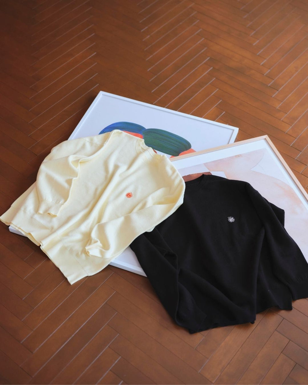 【Unisex】Onepoint Over Knit