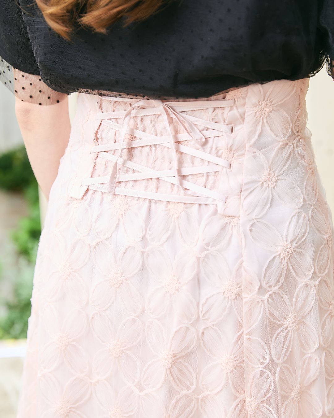 Tule Flower Flare Skirt
