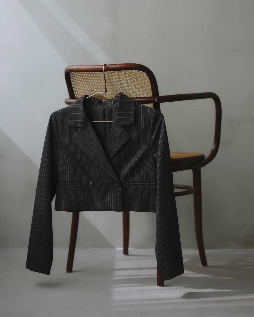 Pinstripe Short Jacket
