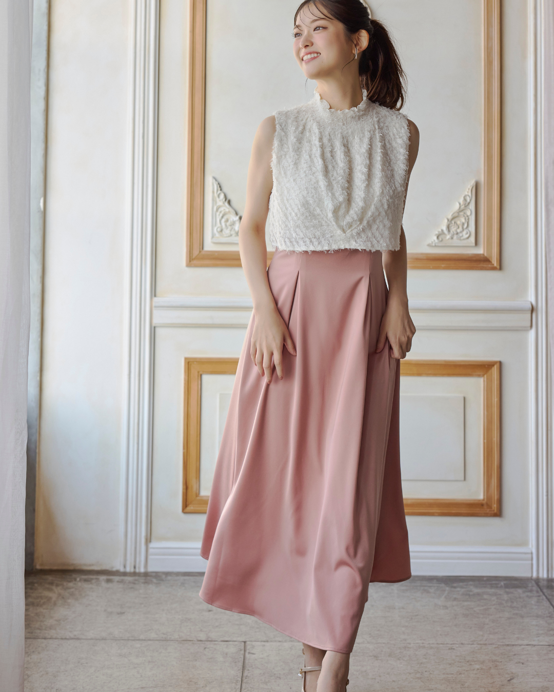 Shaggy Chiffon Dress