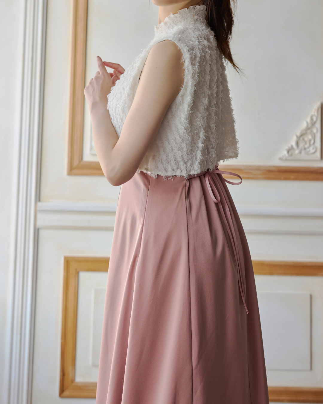 Shaggy Chiffon Dress