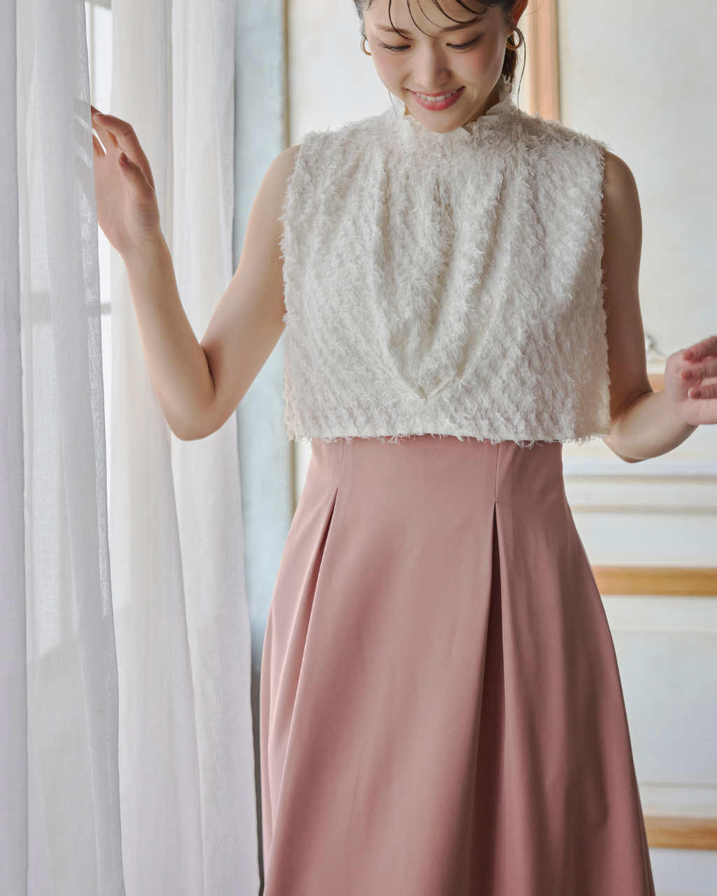 Shaggy Chiffon Dress