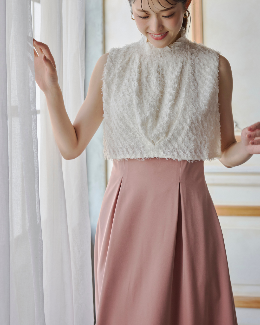 Shaggy Chiffon Dress