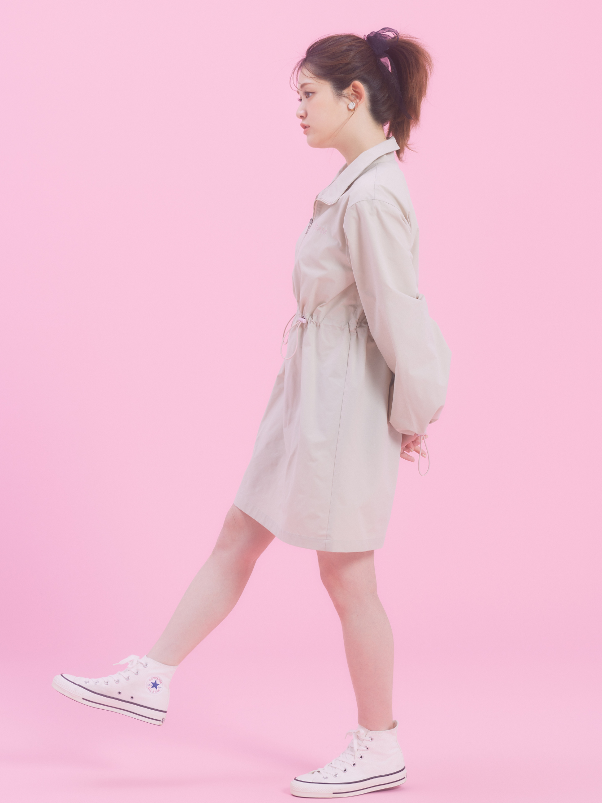 た*♡様 Half Zip Sweat Dress Half Zip Hoodie Dress – LANTINAM