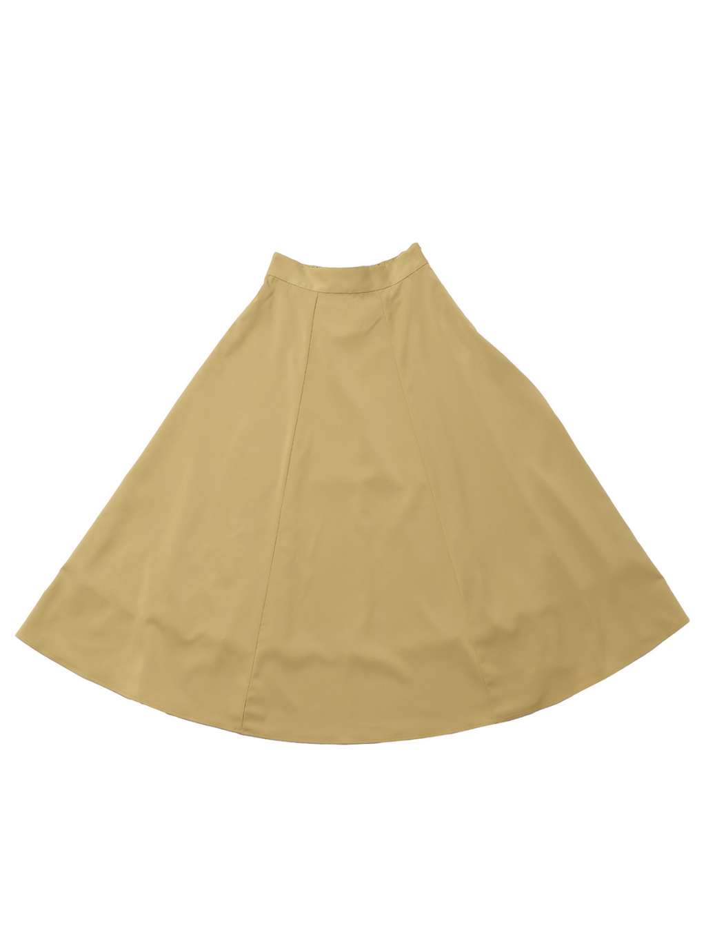 Color Long Flare Skirt