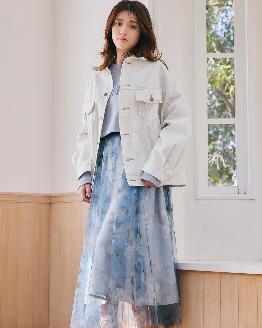 【ユニセックス】Big Denim Jacket