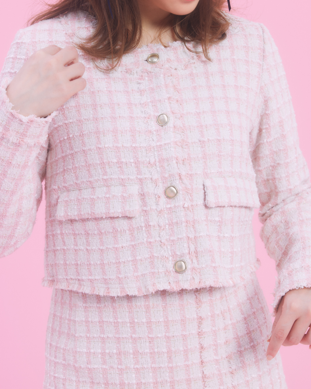 Check Tweed Jacket