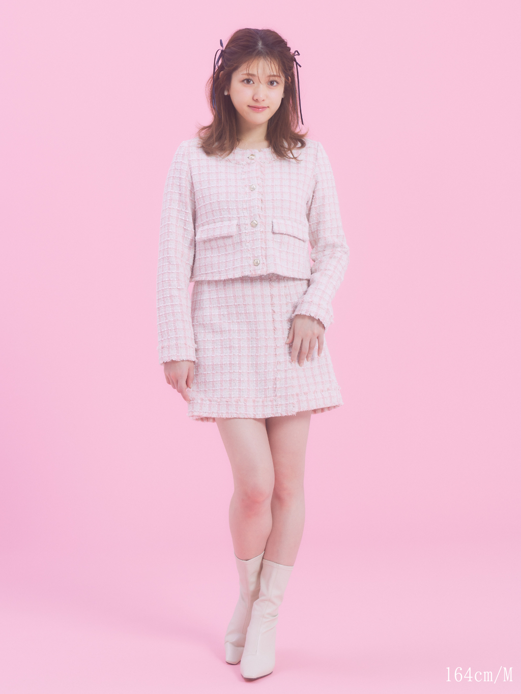 Check Tweed Skirt(short pants)