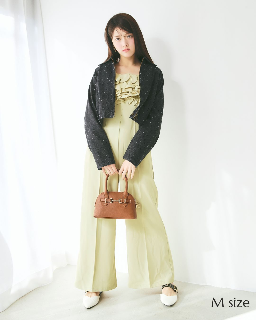 【UNISEX】Dot Denim Cover All