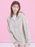 【ユニセックス】Half Zip Anorak Hoodie