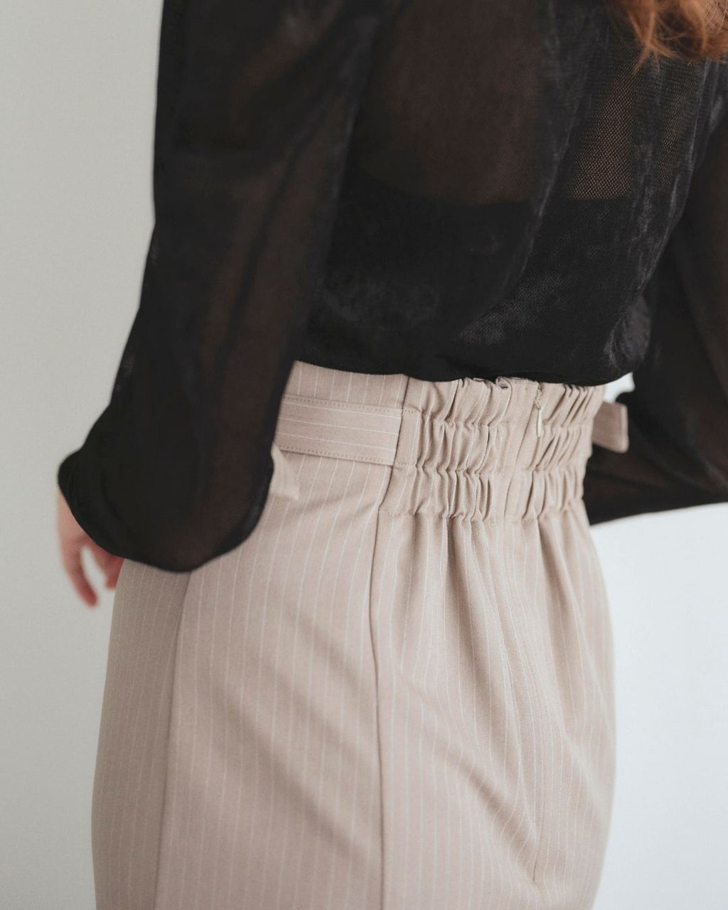 Pinstripe Narrow Skirt