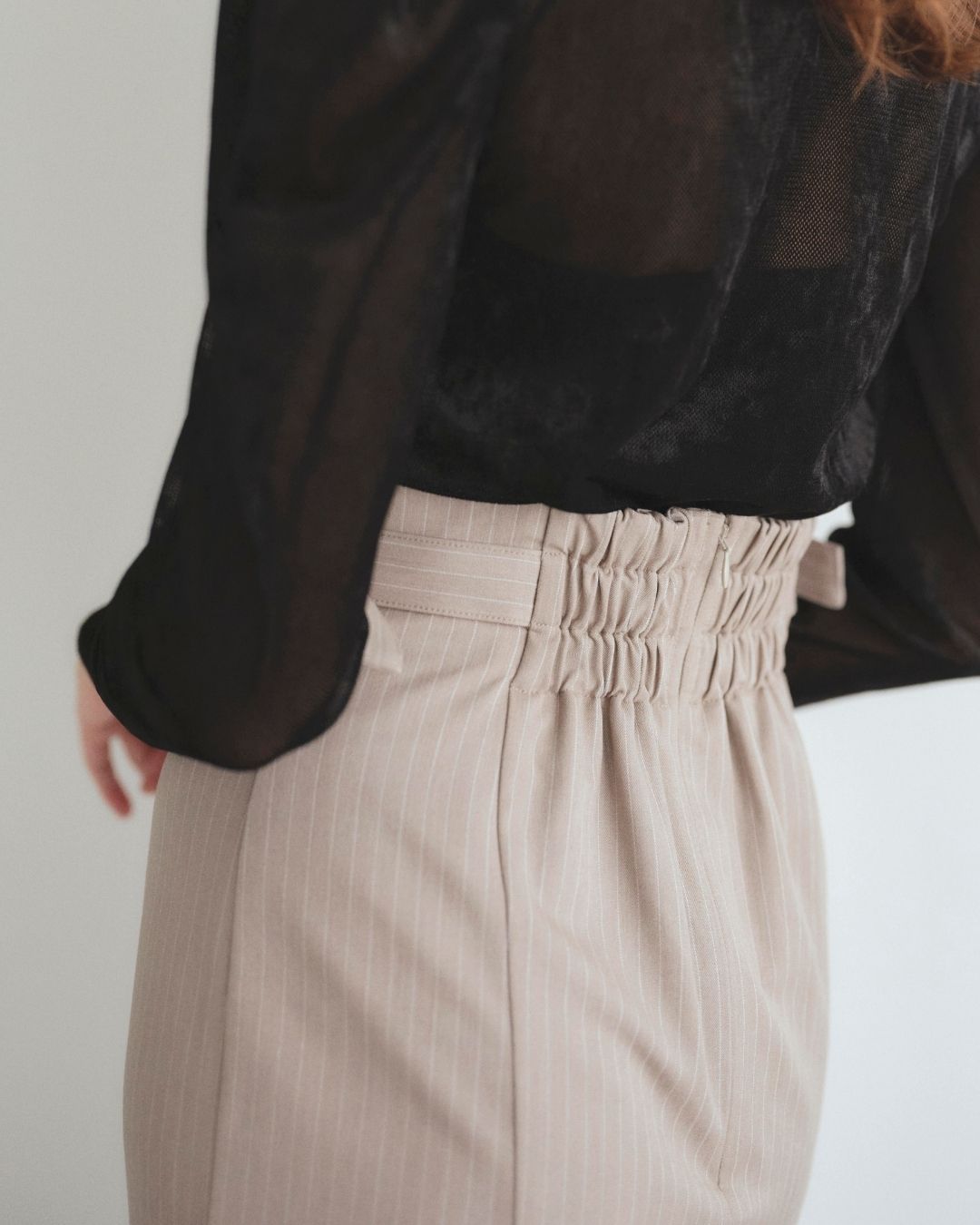 Pinstripe Narrow Skirt