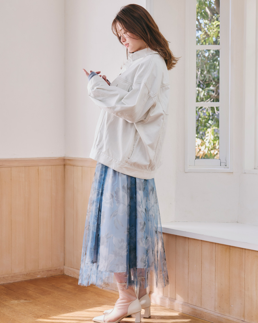 【ユニセックス】Big Denim Jacket