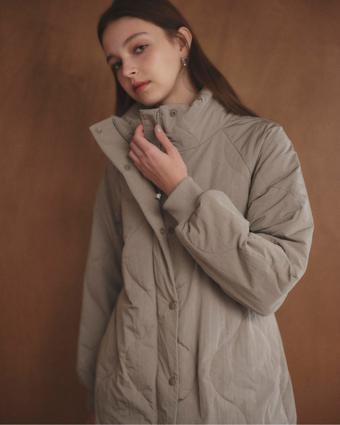 【Unisex】Quilted Coat