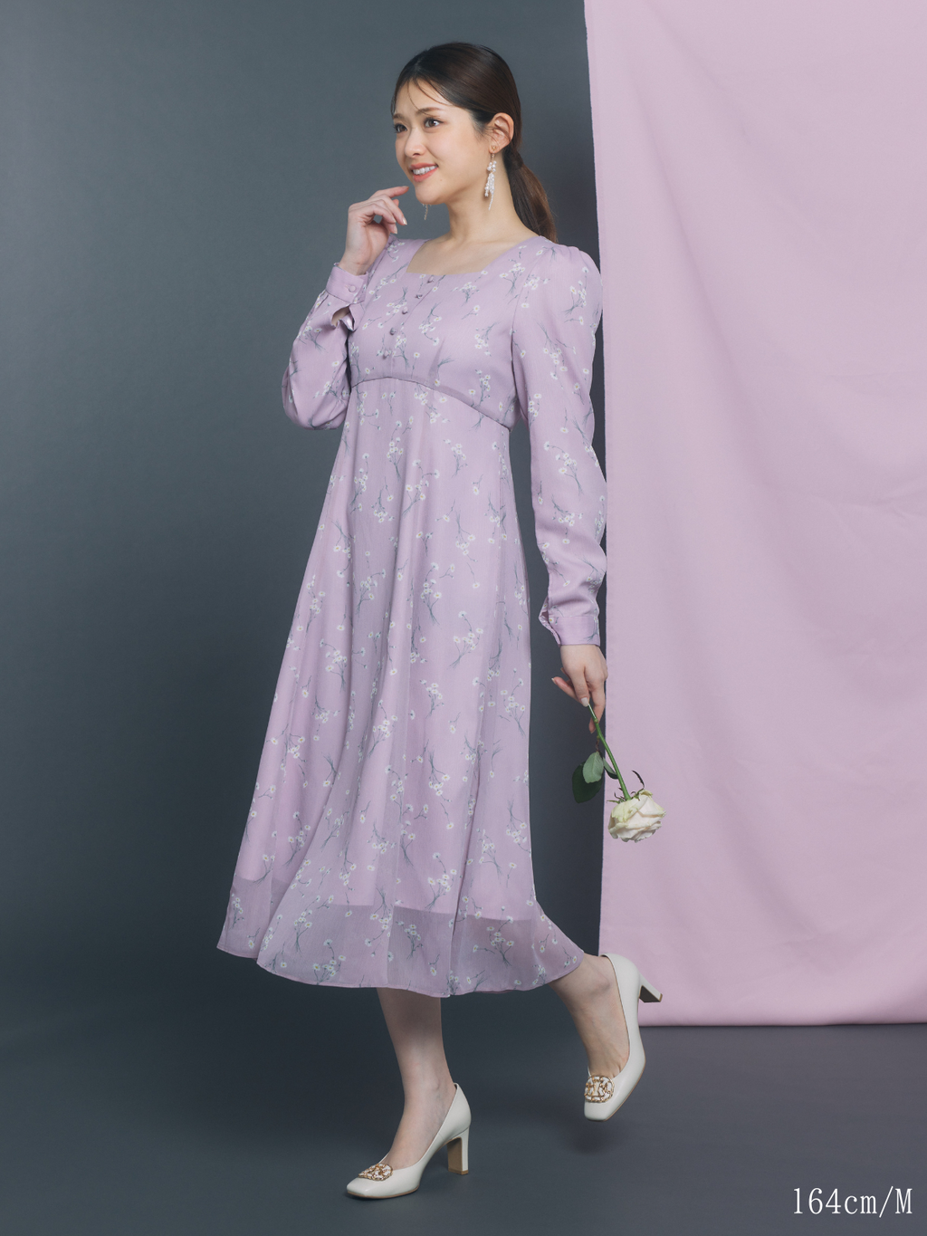 Daisy Sheer Chiffon Dress