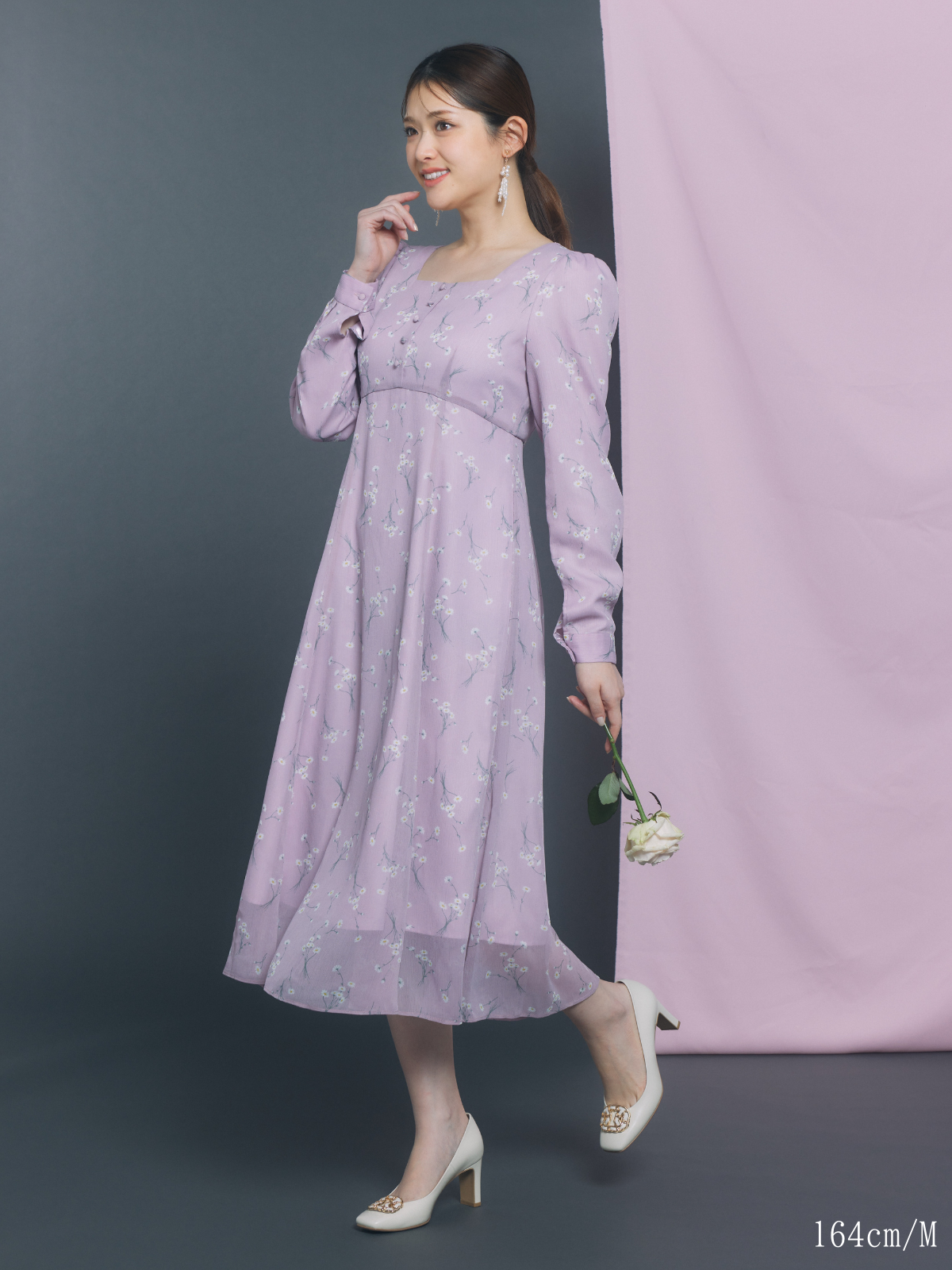 Daisy Sheer Chiffon Dress