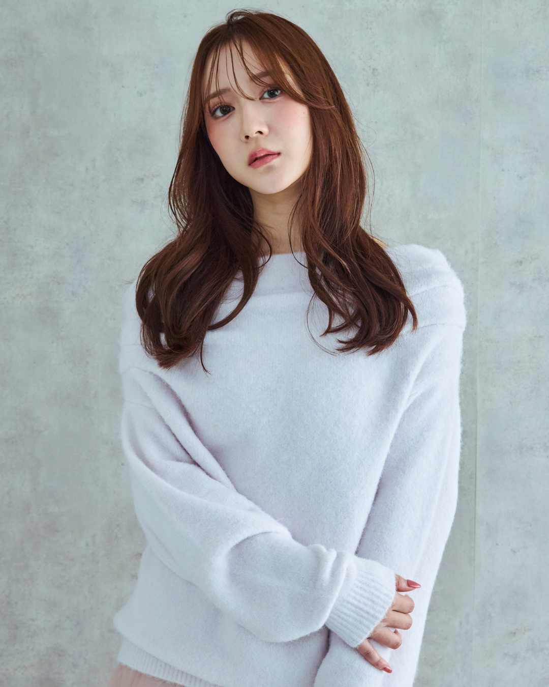 Asymmetry Drape Knit