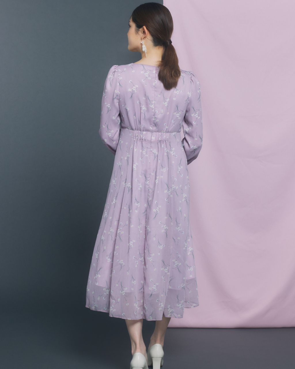 Daisy Sheer Chiffon Dress