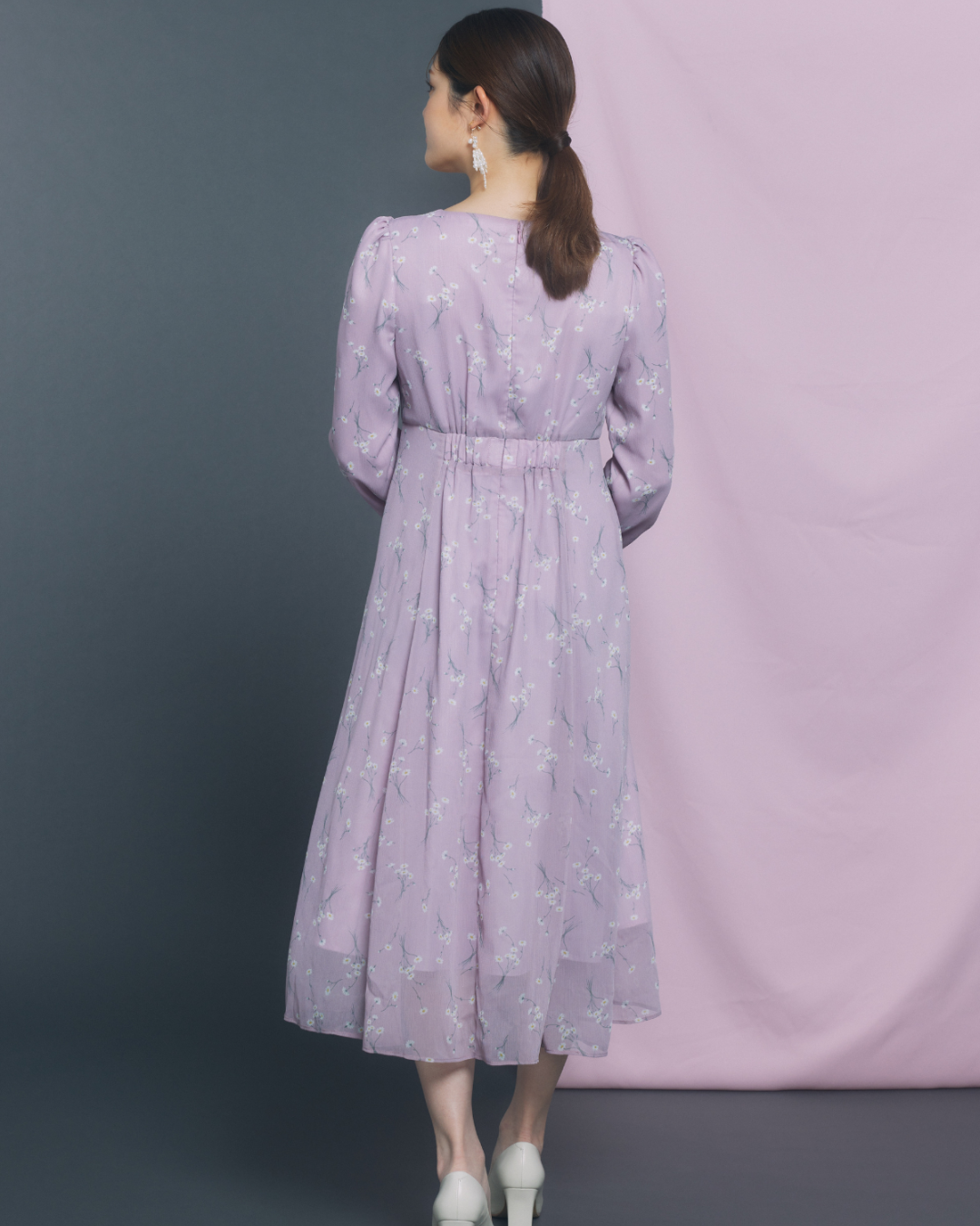 Daisy Sheer Chiffon Dress