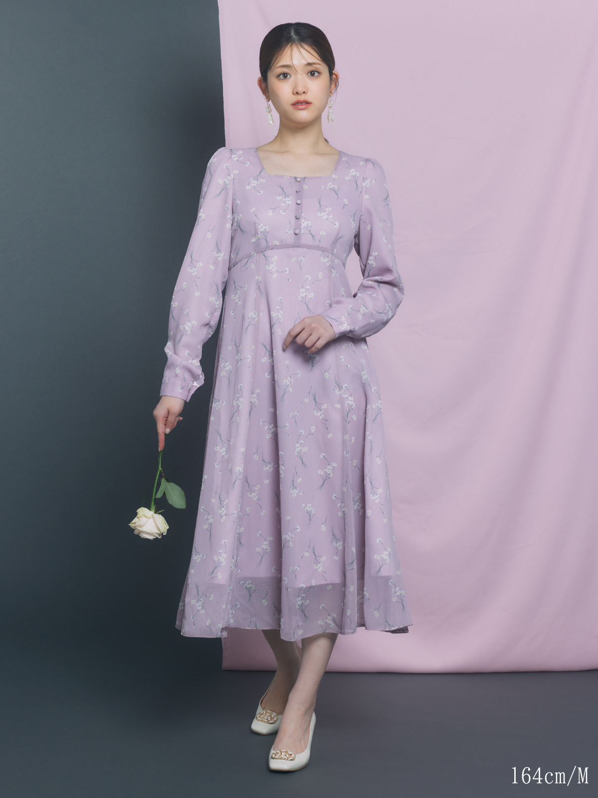 Daisy Sheer Chiffon Dress