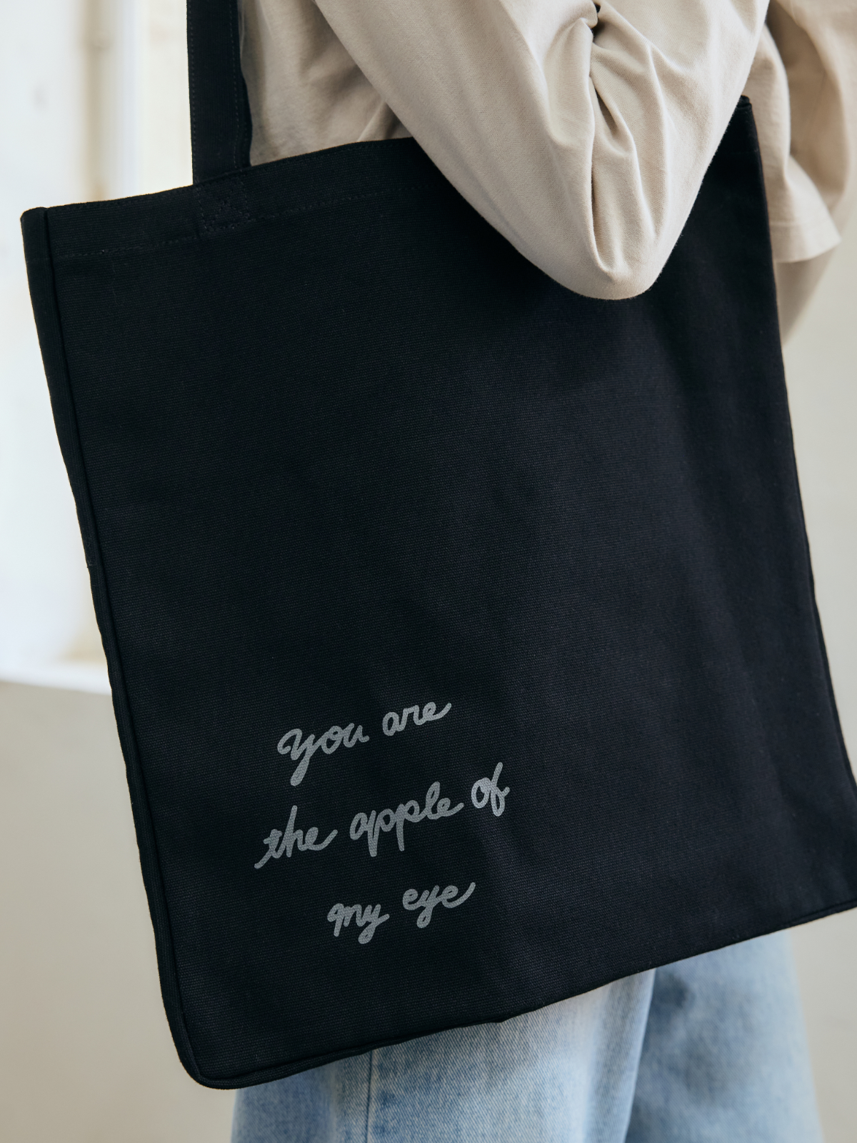 【直筆デザイン 】Apple Tote
