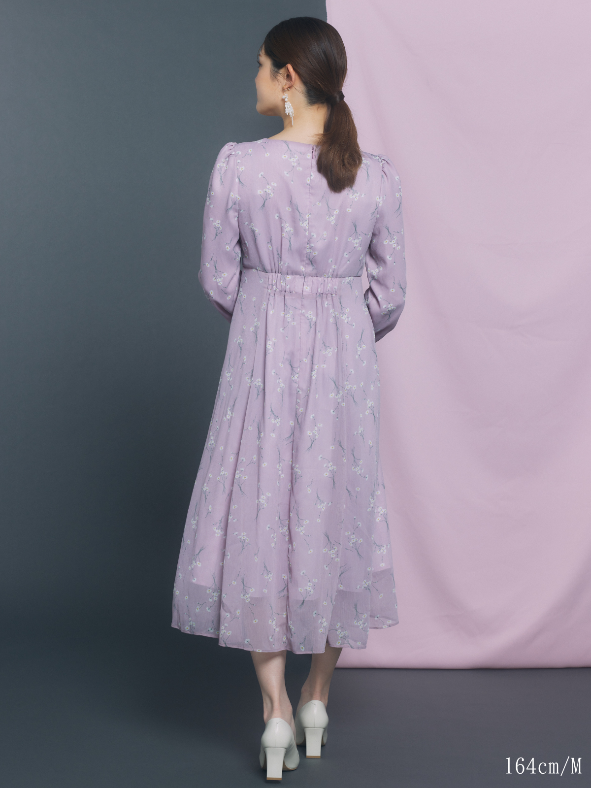 Daisy Sheer Chiffon Dress