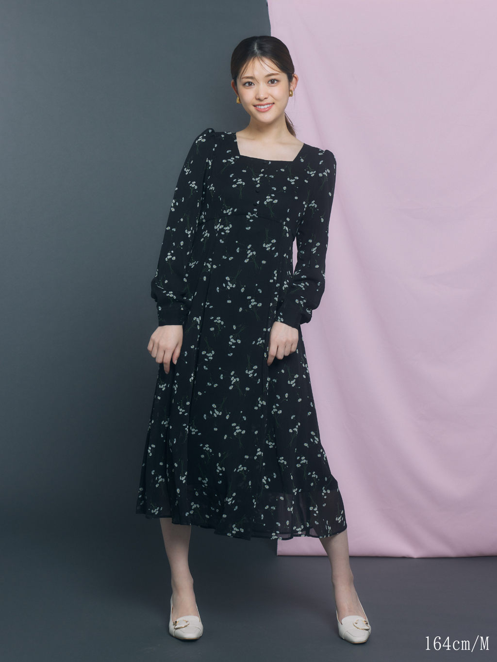 Daisy Sheer Chiffon Dress