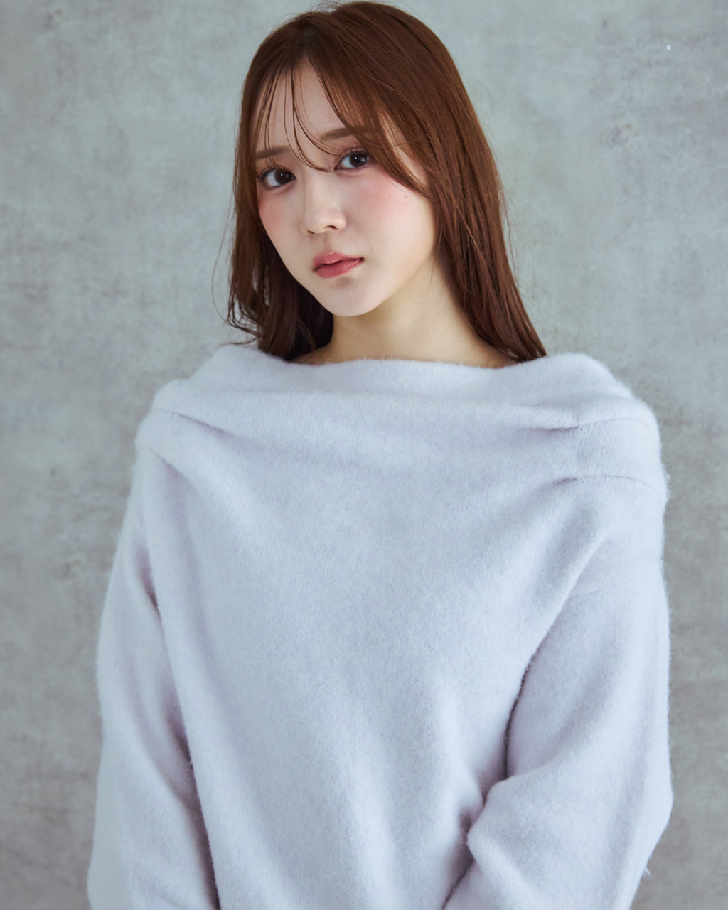 Asymmetry Drape Knit