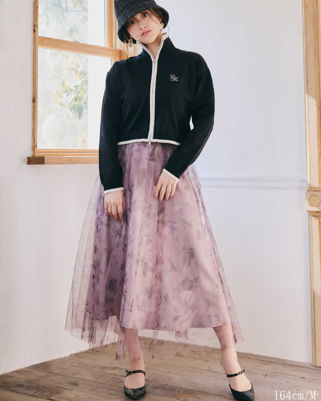 【Unisex】Bicolor Knit Cardigan