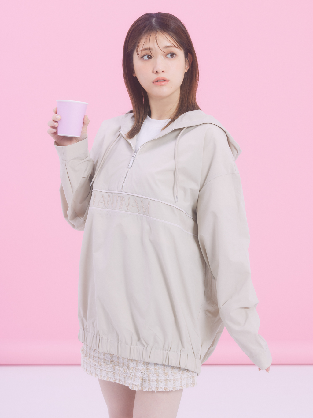 Check Tweed Skirt(short pants)