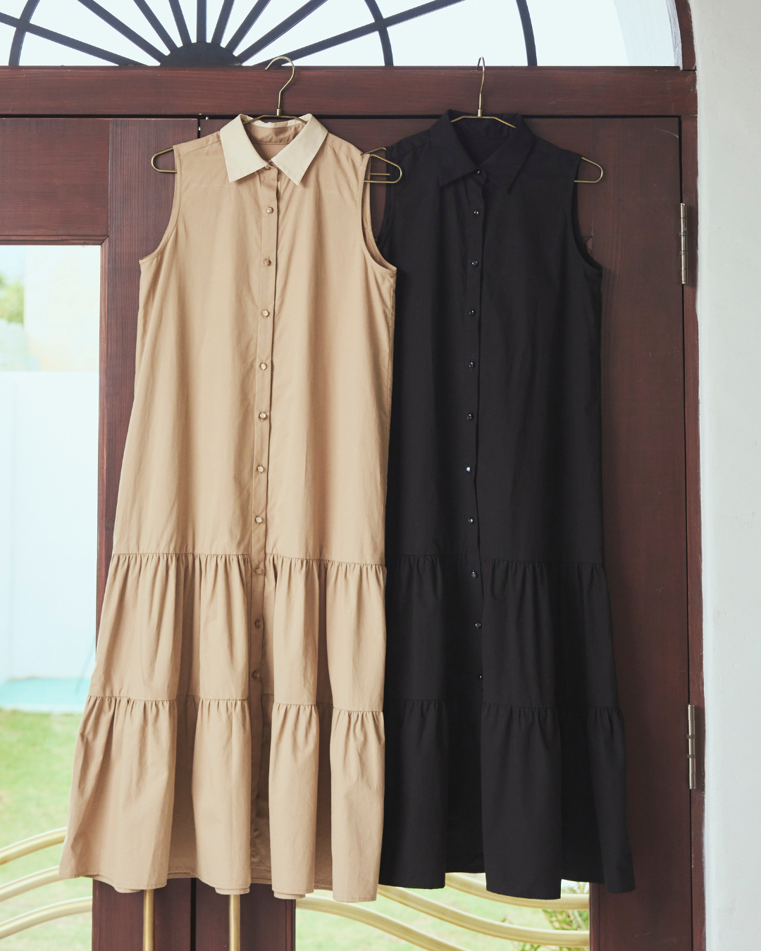 Tiered Shirts Dress