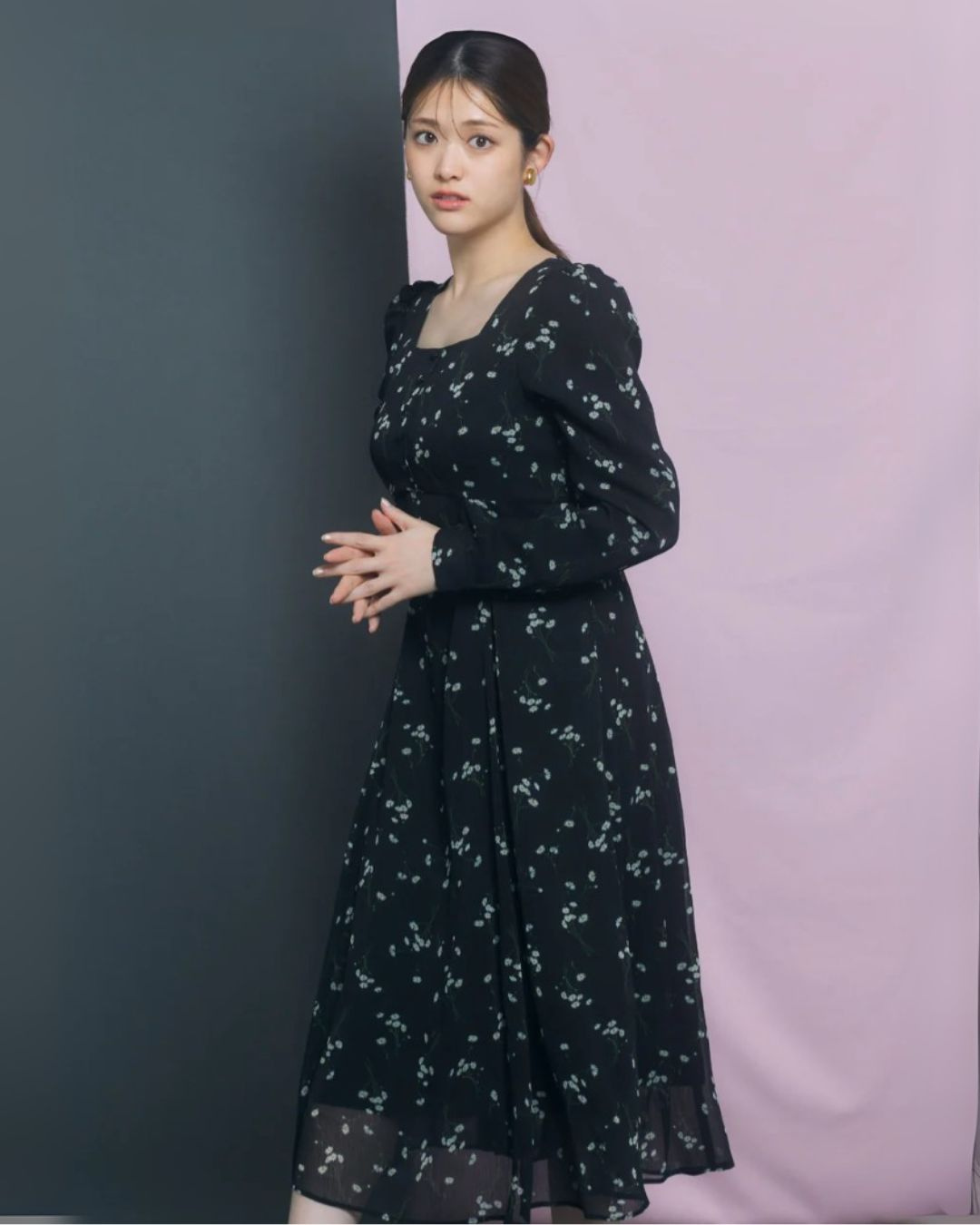 Daisy Sheer Chiffon Dress