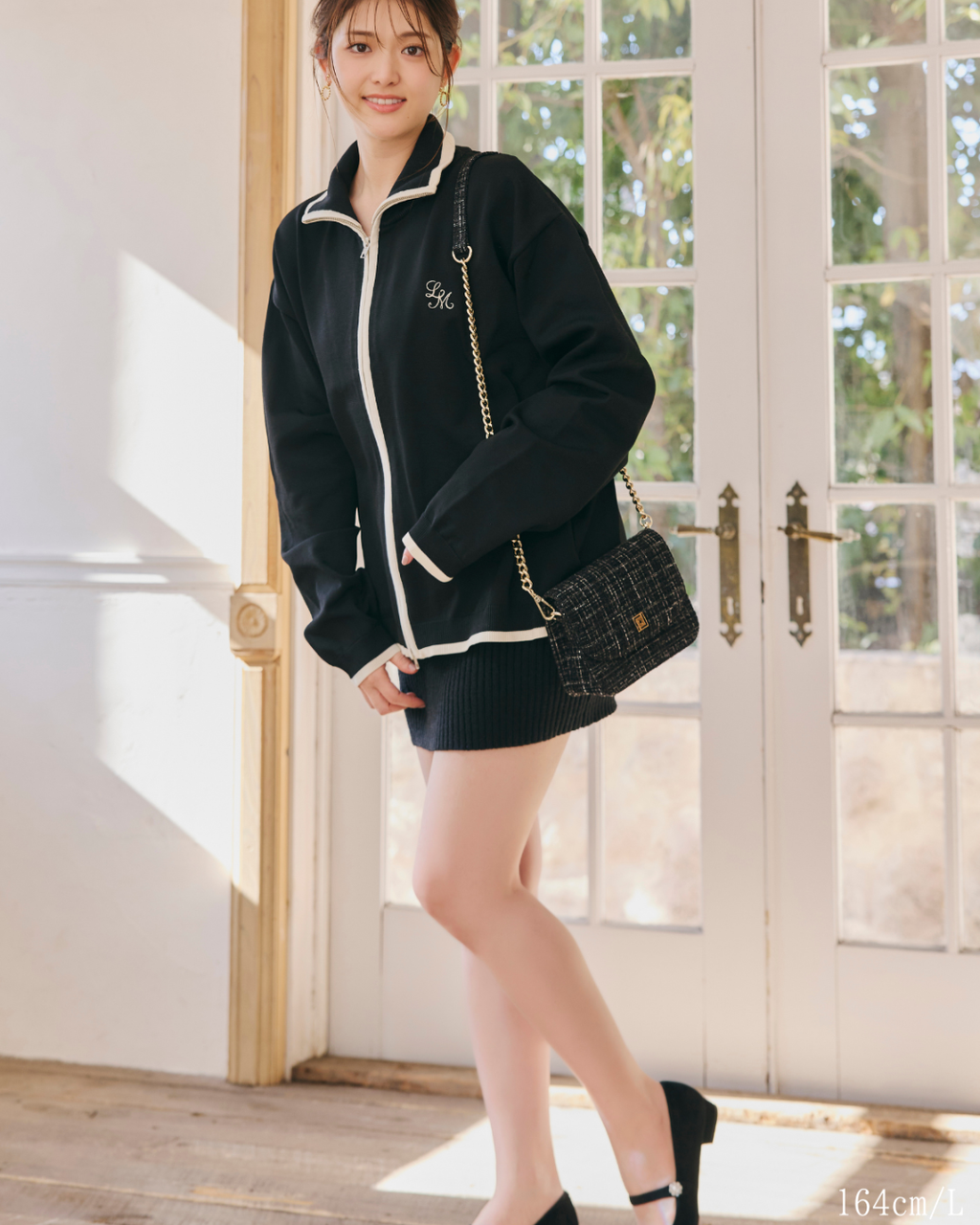 【Unisex】Bicolor Knit Cardigan