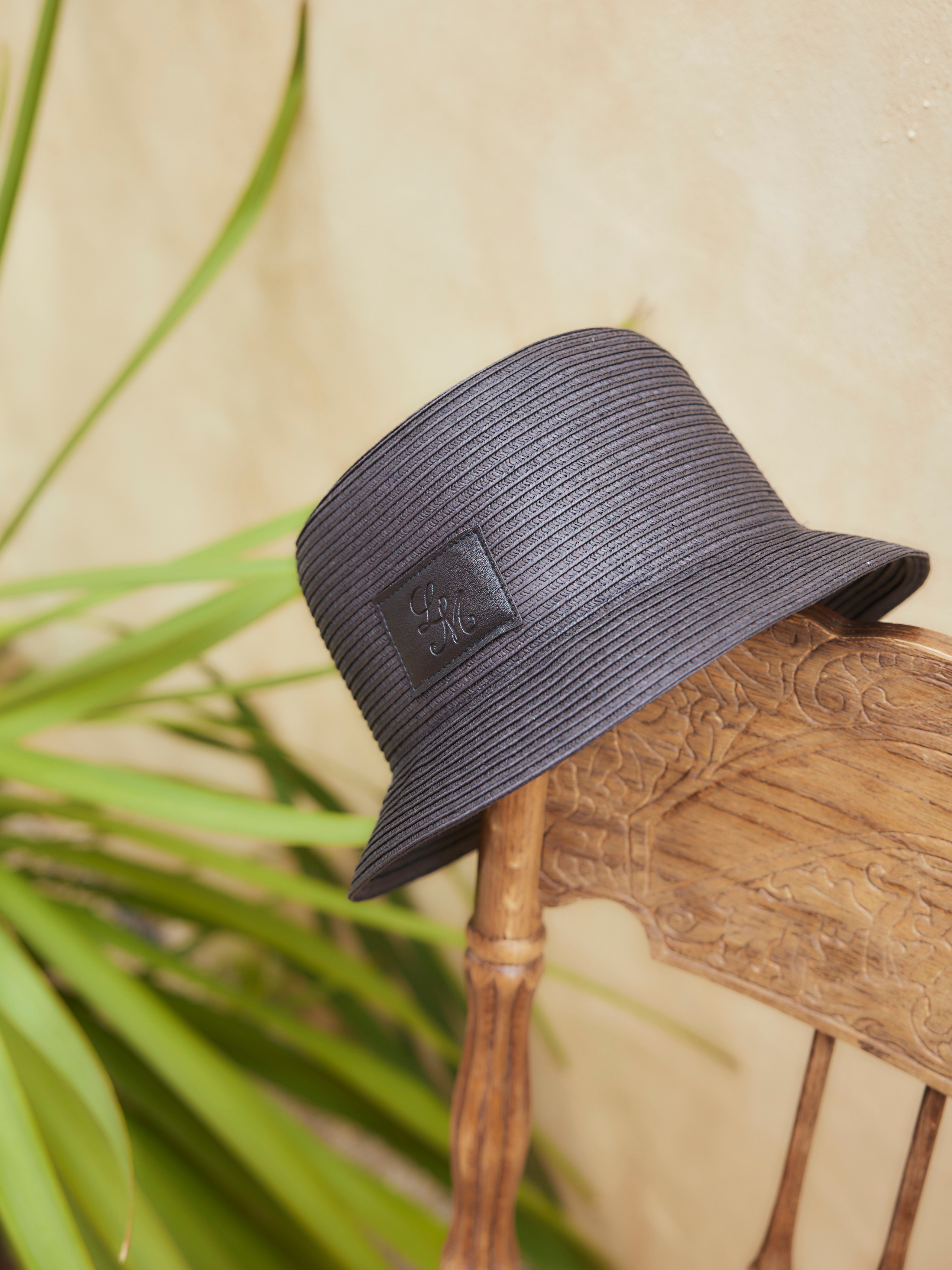 New Straw Bucket Hat