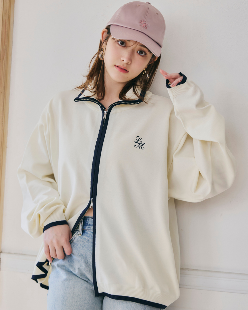 【Unisex】Bicolor Knit Cardigan