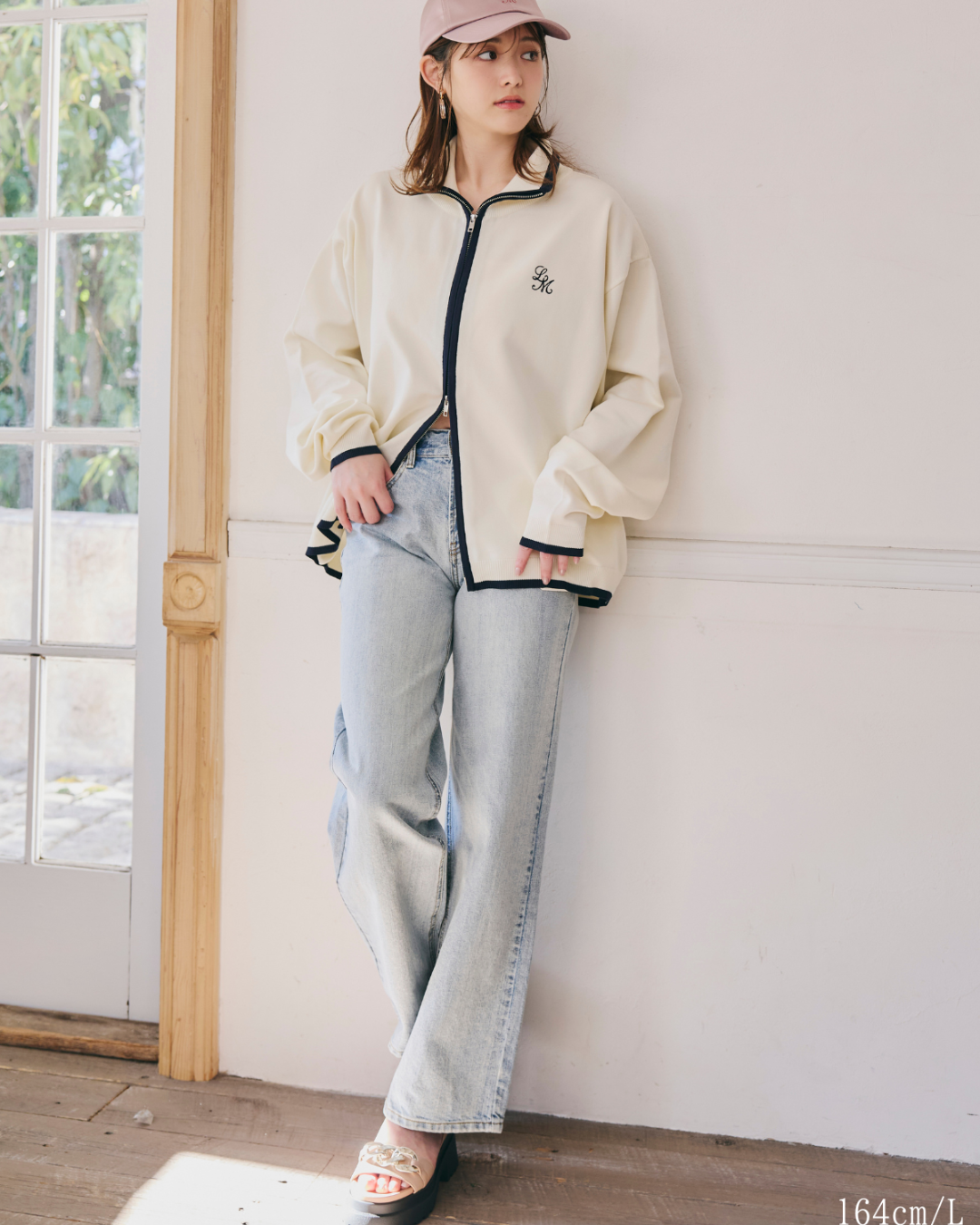 【Unisex】Bicolor Knit Cardigan