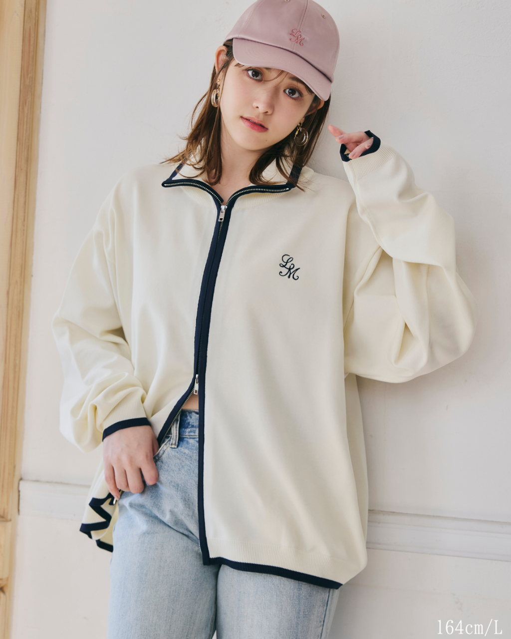 【Unisex】Bicolor Knit Cardigan