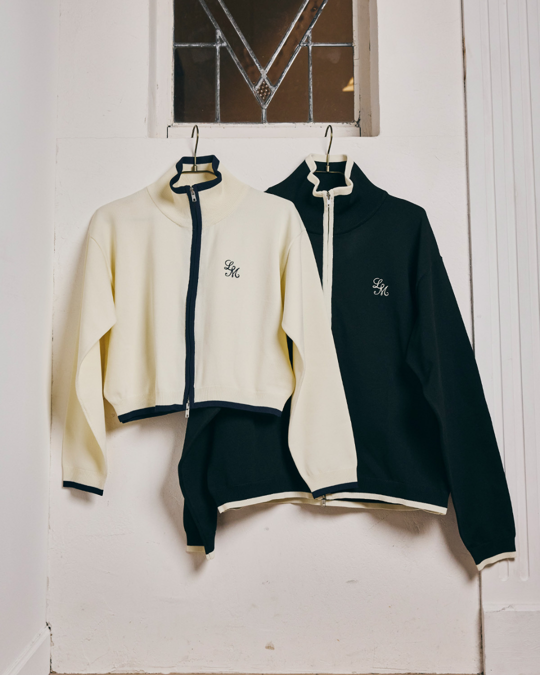 【Unisex】Bicolor Knit Cardigan