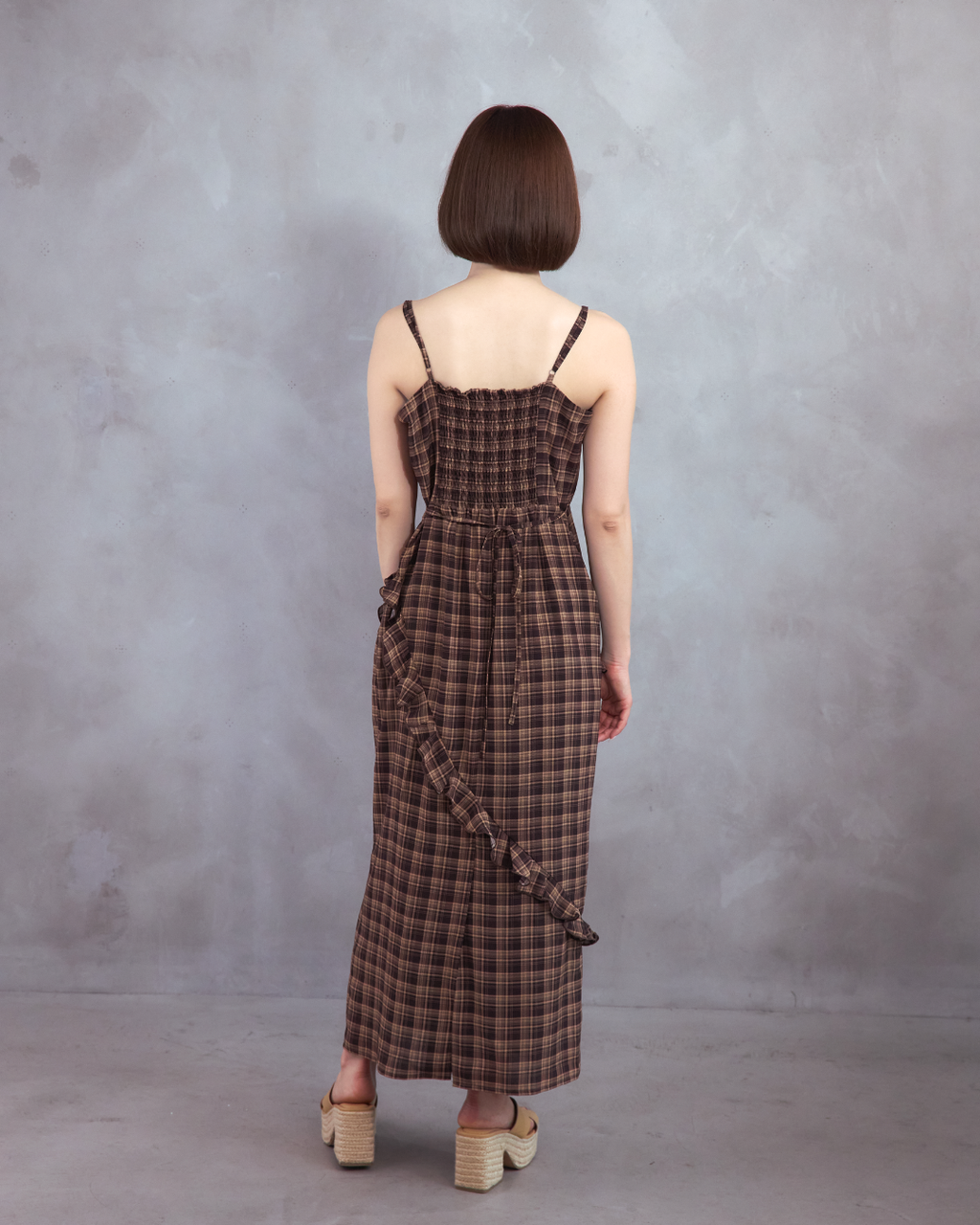 Frilled camisole dress