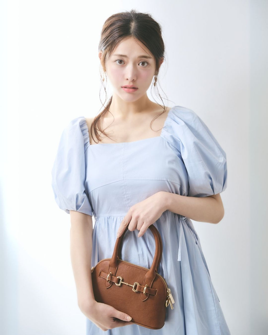 Side Cut Gather Dress