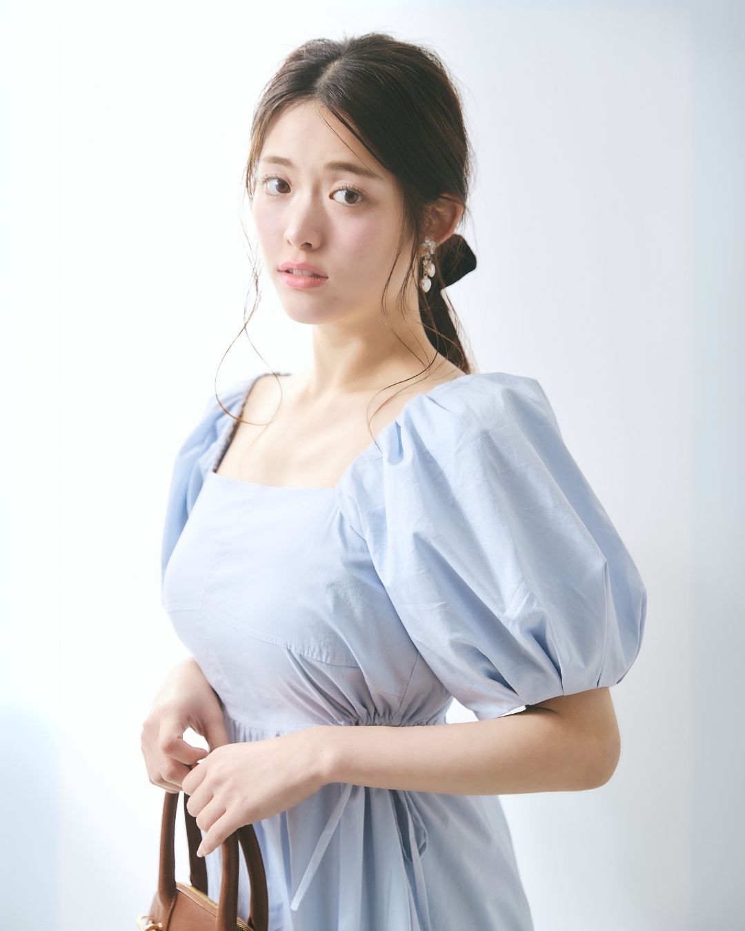 Side Cut Gather Dress