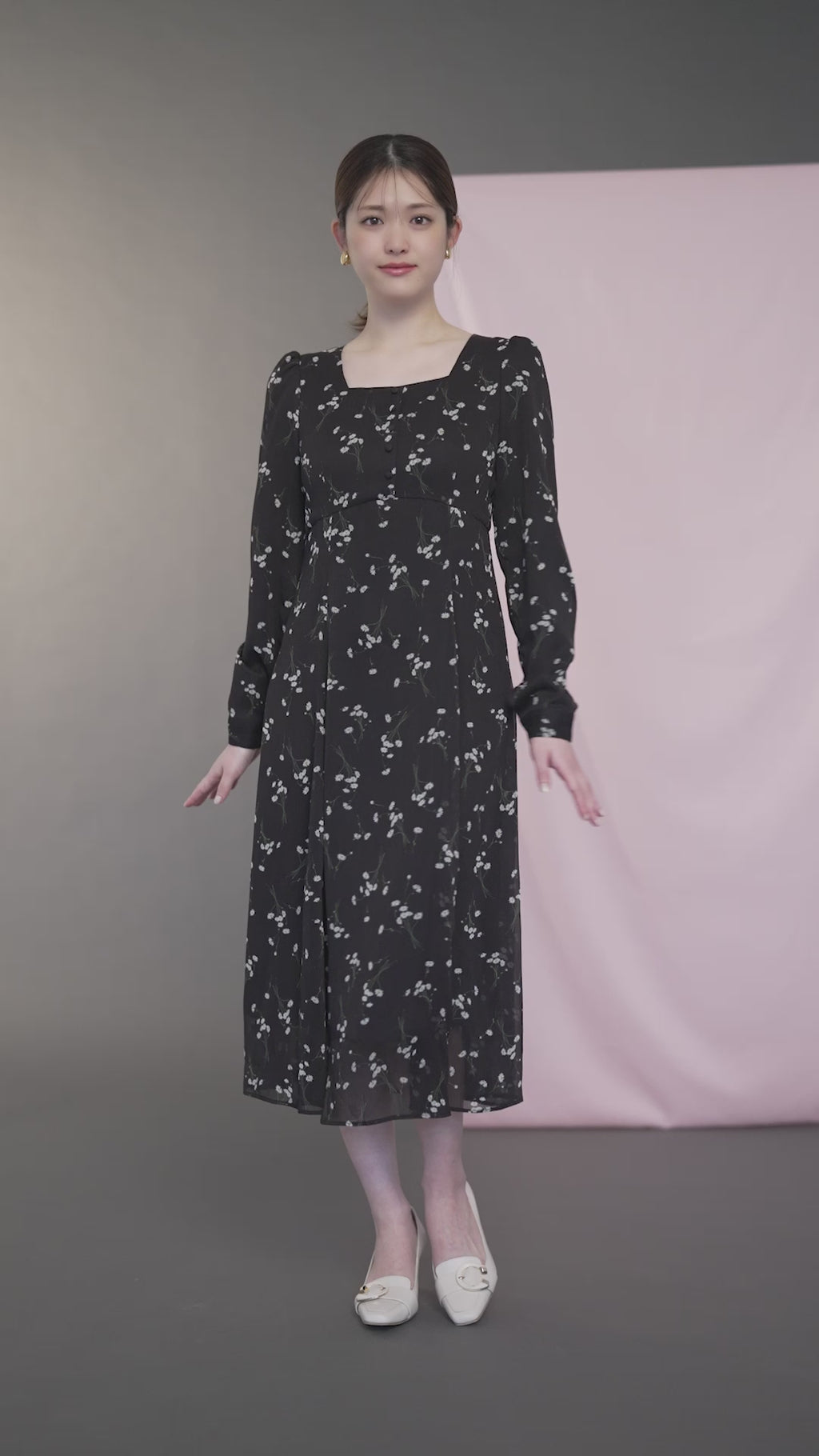 Daisy Sheer Chiffon Dress