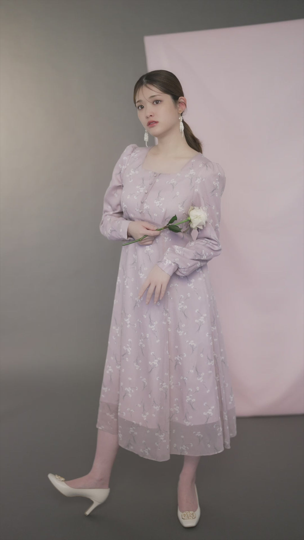 Daisy Sheer Chiffon Dress