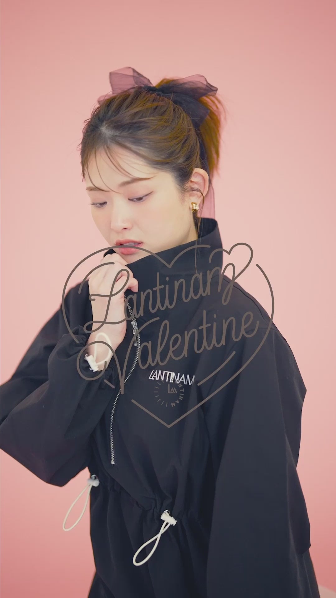 Half Zip  Hoodie Dress