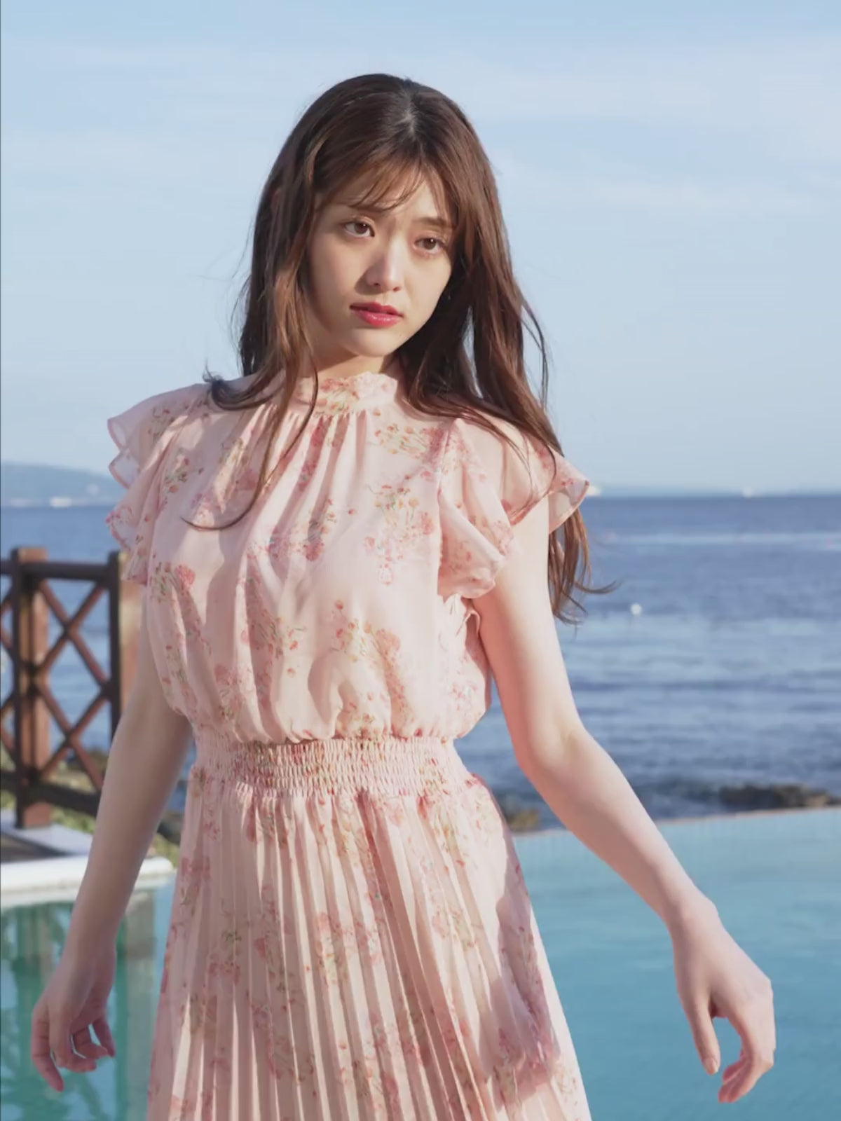 【ブランドブック表紙】Lantana Pleats Dress
