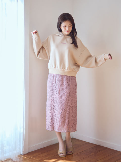 Lace Pencil Skirt