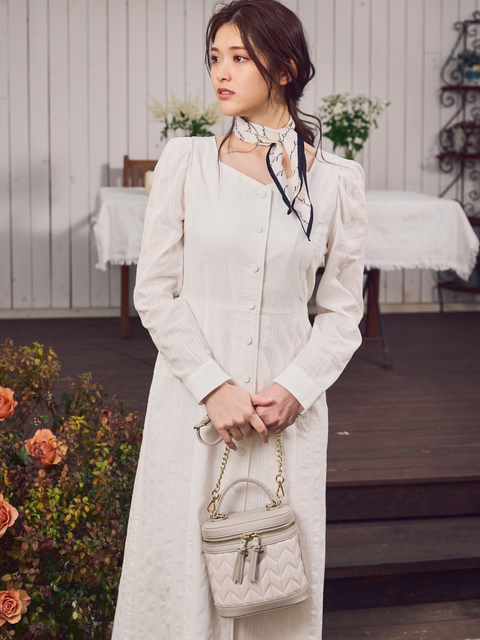 Striped lace dress best sale