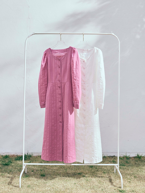 【POPUP】Stripe Lace Garden Dress