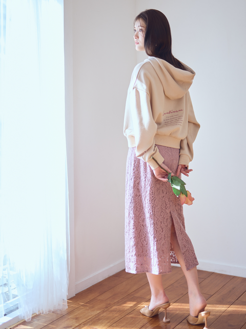【POPUP】Lace Pencil Skirt