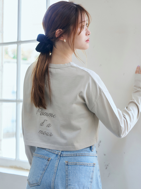 【POPUP】Pomme d'amour Cropped Tee